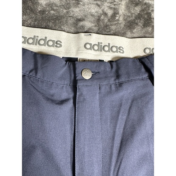 Adidas Golf Pants Men's 30x32 Climate Pleated Blue Casual Lightweight Performanc - Picture 5 of 12